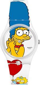 SWATCH HODINKY SO28Z116 Best. Mom. Ever THE SIMPSONS 