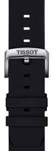 Tissot řemínek originál černý 22mm pryž T852.047.179 