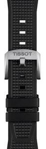 Tissot řemínek originál černý PRX 40mm pryž T852.048.462 