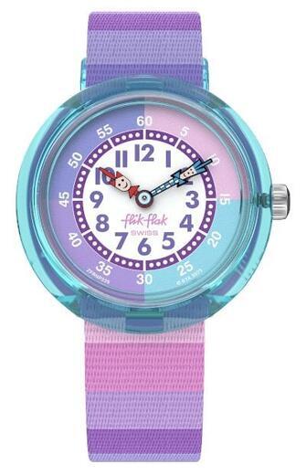 FLIK FLAK ZFBNP225 STRIPY PURPLE  - 1