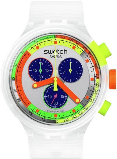 SWATCH HODINKY SB02K100 NEON JELLY  - 1