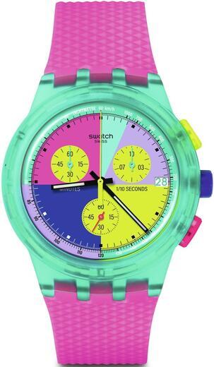 SWATCH HODINKY SUSG408 Neon Flash Arrow  - 1