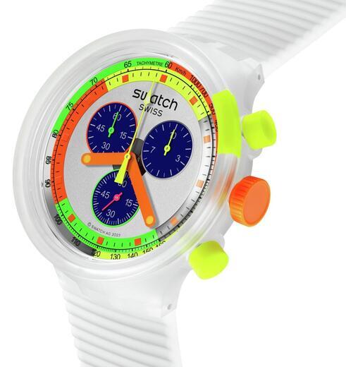 SWATCH HODINKY SB02K100 NEON JELLY  - 2