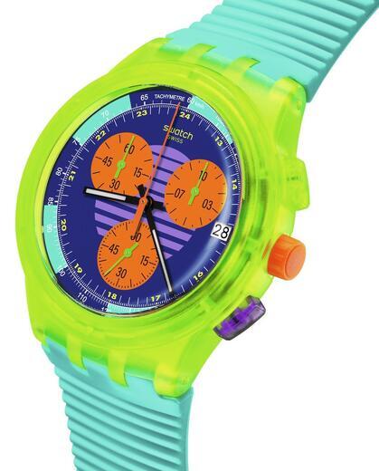 SWATCH HODINKY SUSJ404 Neon Wave  - 2