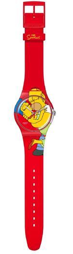 SWATCH HODINKY SO29Z120 SWEET EMBRACE, THE SIMPSONS  - 2