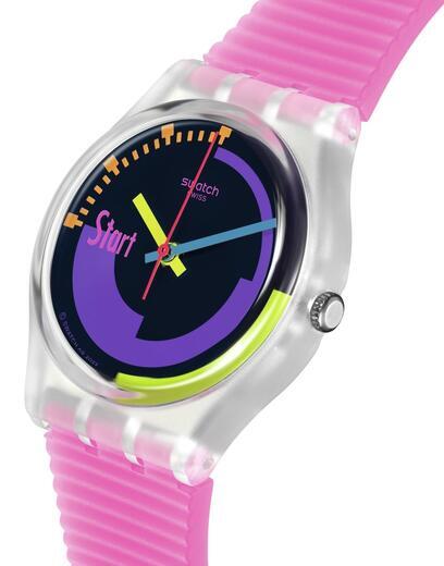 SWATCH HODINKY SO28K111 Neon Pink Podium  - 3