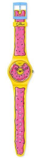 SWATCH HODINKY SO29Z134 SECONDS OF SWEETNESS THE SIMPSONS  - 3