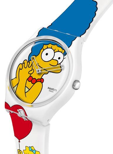 SWATCH HODINKY SO28Z116 Best. Mom. Ever THE SIMPSONS  - 6